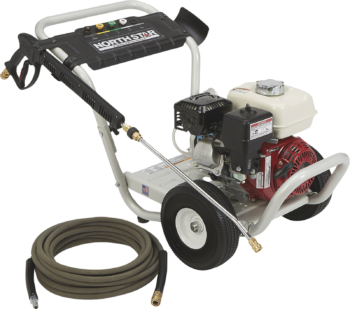NorthStar Pressure Washer 3300 PSI 2.5 GPM Honda GX200 CAT Pump Aircraft Grade Aluminum Gas 157132 New