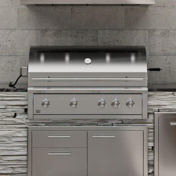 XO Appliance 42" Grill 4 Burner with Rotiss Burner LP