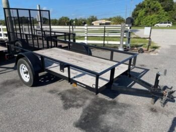 Triple Crown 5X10 Single Axle Utility Trailer | Black | U5X10G