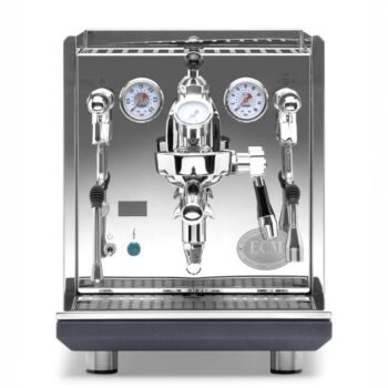 ECM Synchronika II w/ Flow Control | Dual Boiler E61 | Clive Coffee Stainless Steel with Walnut FC