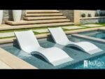 Ledge Lounger Luxury In-Pool Chaise Lounge Set. For Tanning Ledges Up to 9" Deep