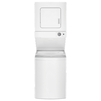 Whirlpool WET4024HW 24 inch White Electric Washer/Dryer Stacked Laundry Center
