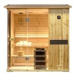 4-Person Outdoor Steam Sauna best for your Backyard